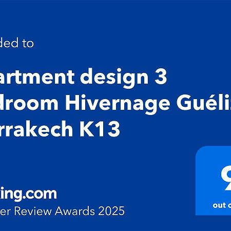 Apartment Design 3 Bedroom Hivernage Gueliz Marrakech K13 Marraquexe Exterior foto