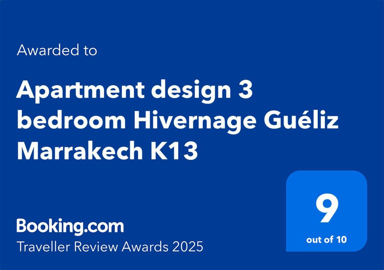 Apartment Design 3 Bedroom Hivernage Gueliz Marrakech K13 Marraquexe Exterior foto